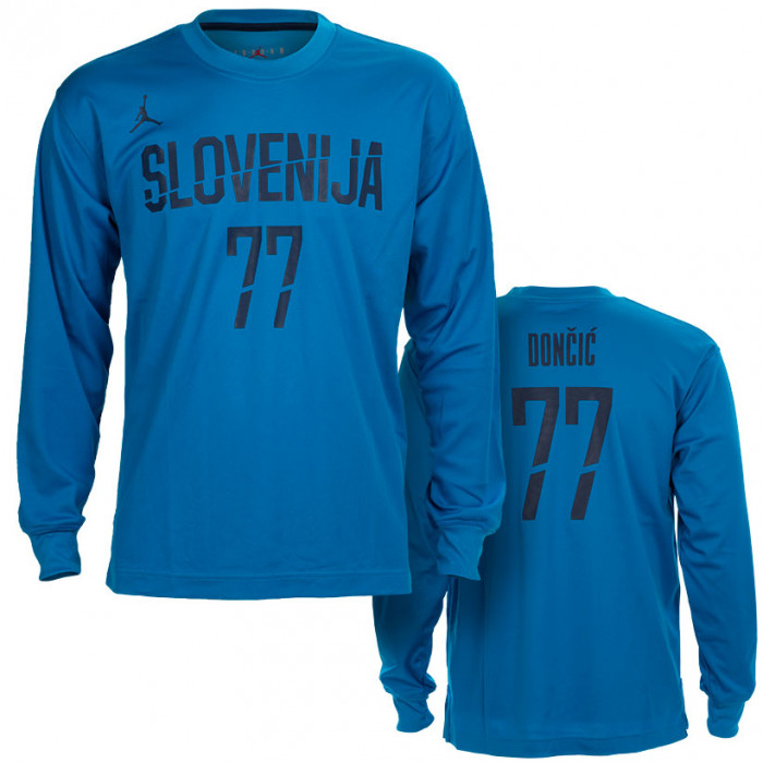 Slovenija Jordan KZS Shoot majica dolgi rokav Dončić 77
