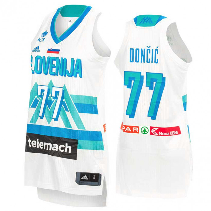 Slovenija Adidas KZS Home ženski dres Dončić 77 