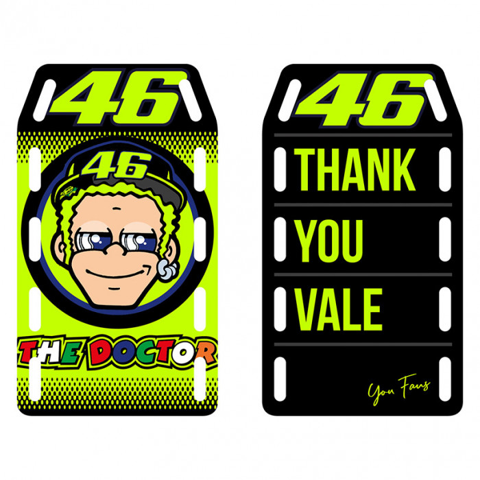Valentino Rossi VR46 Thank You Vale Stickers Set nalepke