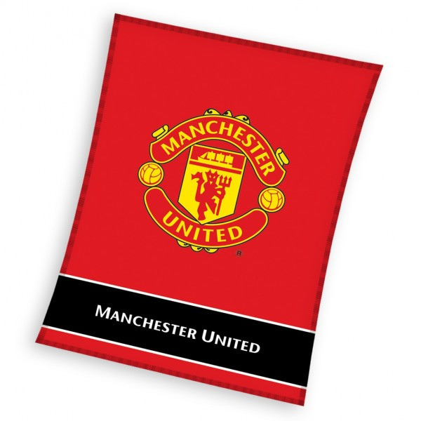 MUFC Giant Manchester United coperta in pile morbido poliestere & throw 130 cm x 170 cm 