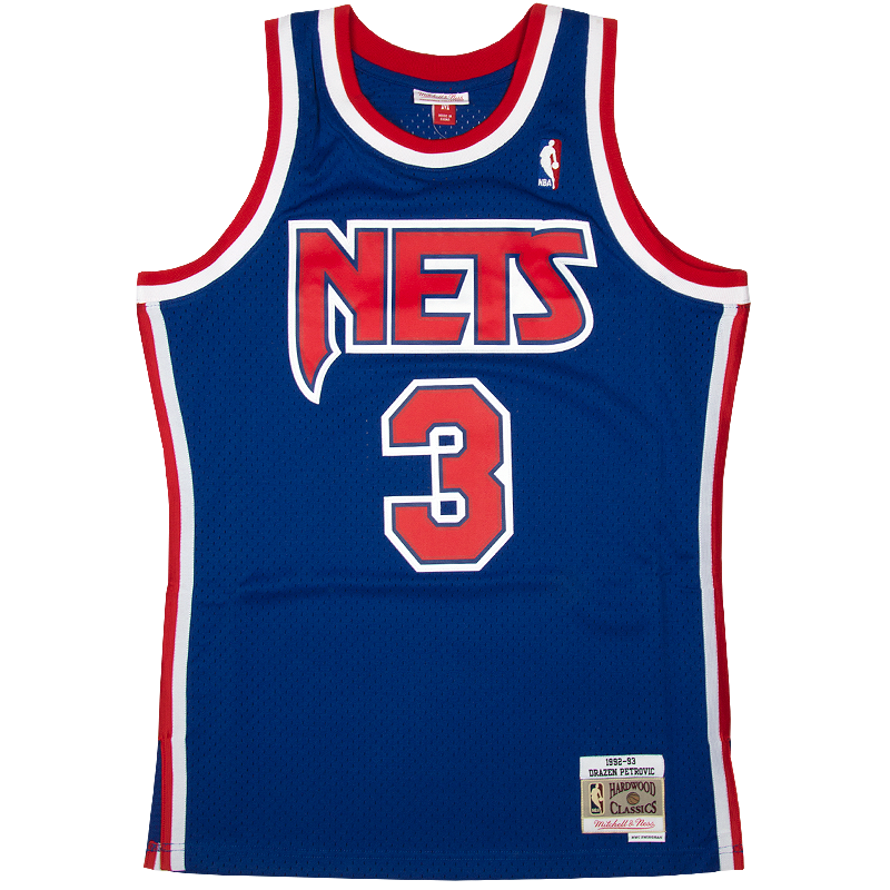 Mitchell & Ness NBA New Trikot Netze Drazen Petrovic 92-93 Swingman Trikot