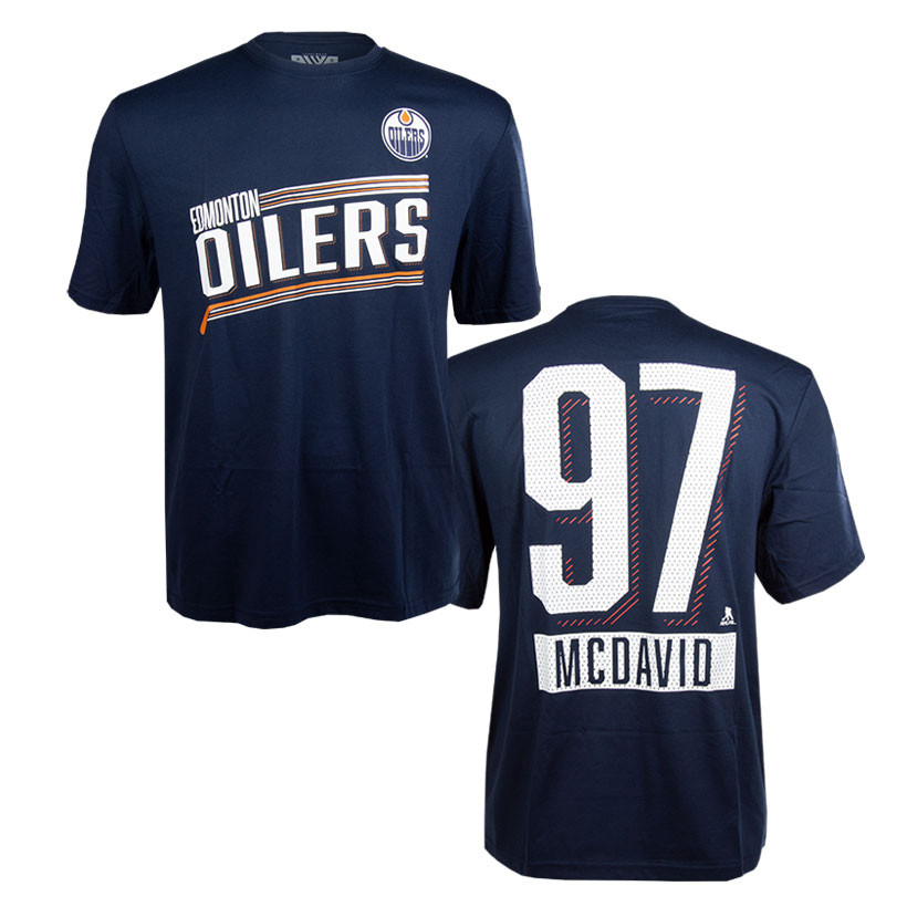 47 Brand NHL Edmonton Oilers Connor McDavid Player Club T-Shirt