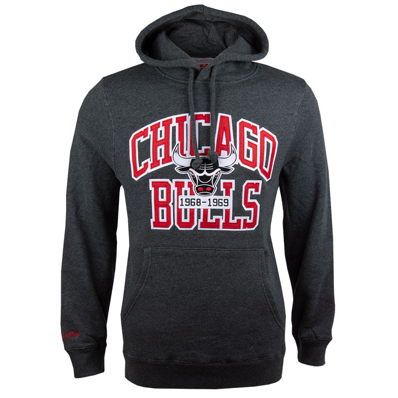 Black BOYS & TEENS Regular Fit Chicago Bulls Licensed Hooded
