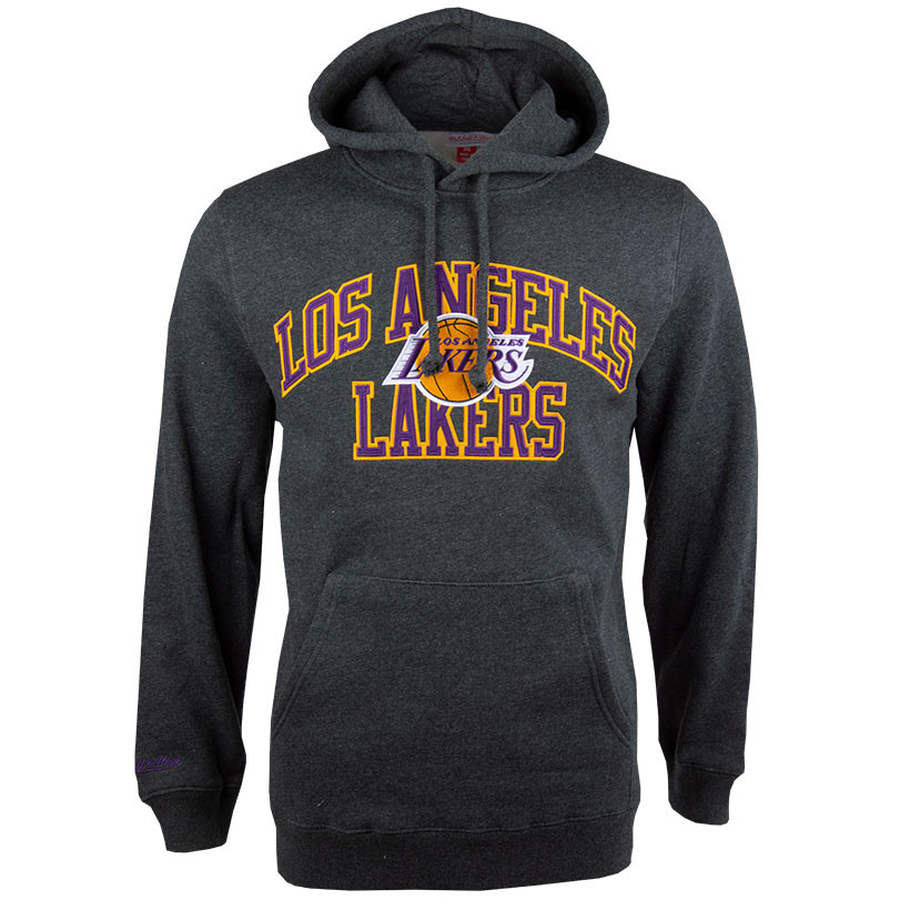 Los Angeles Lakers Mitchell & Ness Chenille Logo Hoodie