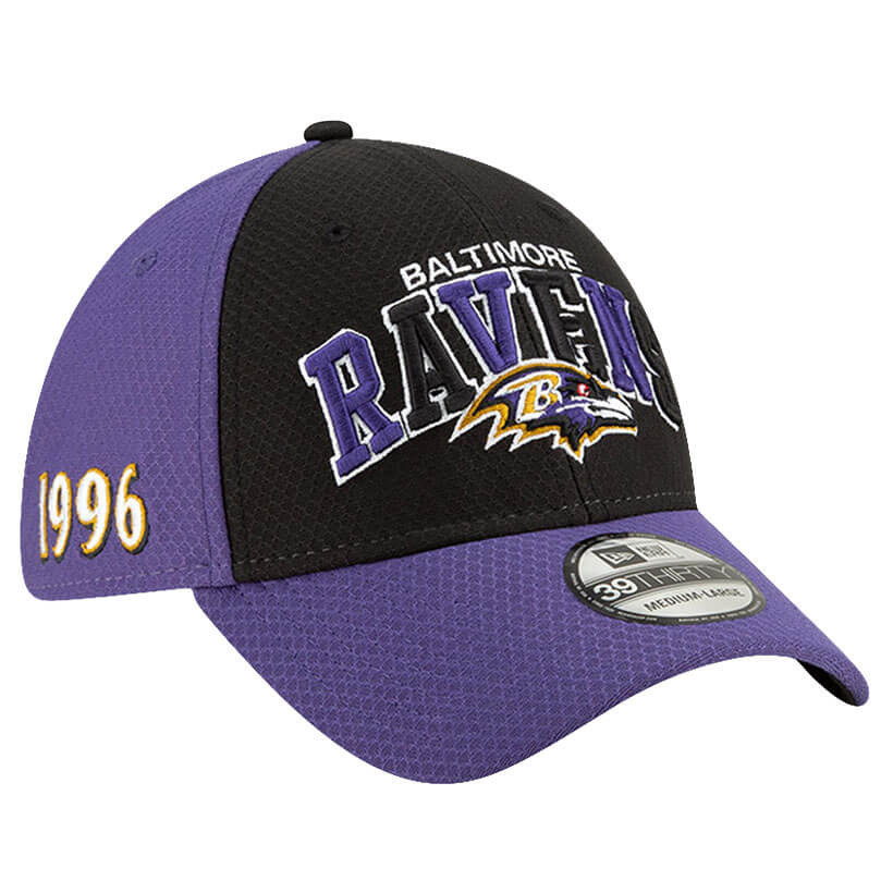 Baltimore Ravens Hat BOLT New Era 39THIRTY Flex Cap 