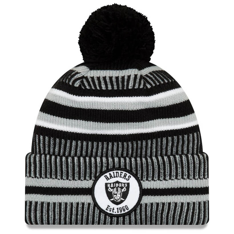 New Era Las Vegas Raiders 2019 Official Cold Weather Road Knit 