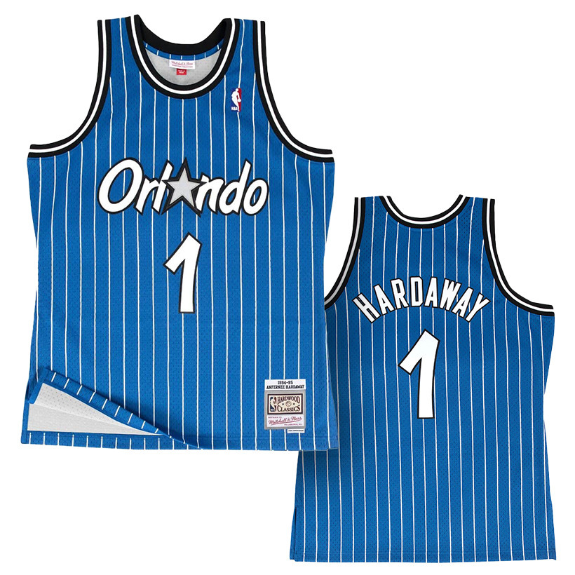 Men's Mitchell & Ness Blue Orlando Magic 1994/95 Hardwood Classics Authentic Shorts, Size: XL