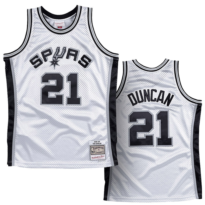 Mitchell & Ness Swingman Tim Duncan San Antonio Spurs 98/99 Trikot 