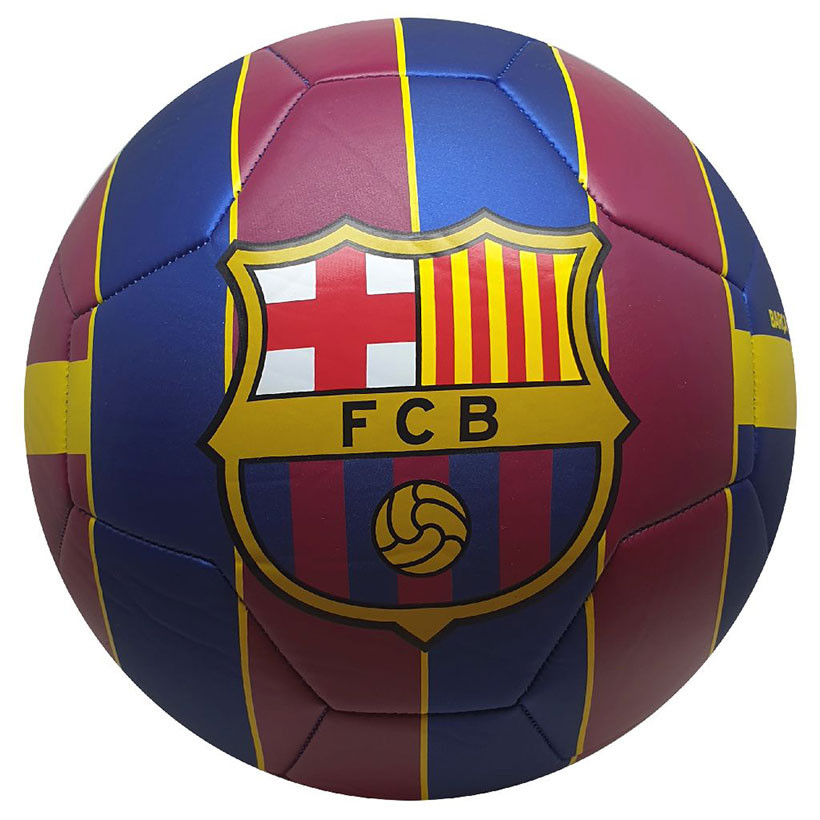 FCB LEDER BALL EXKLUSIVER FC BARCELONA RETRO LEDERBALL GRÖßE 5 FUßBALL NEU 