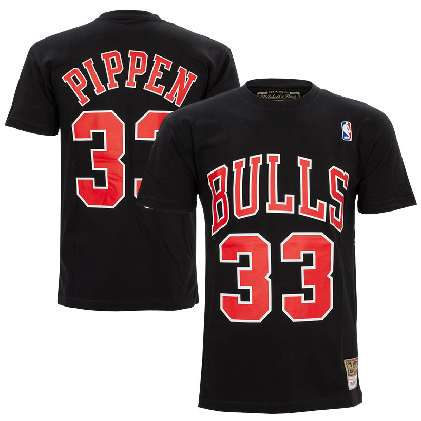 XXMM Mens Basketball T-Shirt Jersey Chicago Bulls #33 Scottie Pippen Retro Jersey Youth Outdoor Leisure Sports Short Sleeve Top,S 165~170cm 
