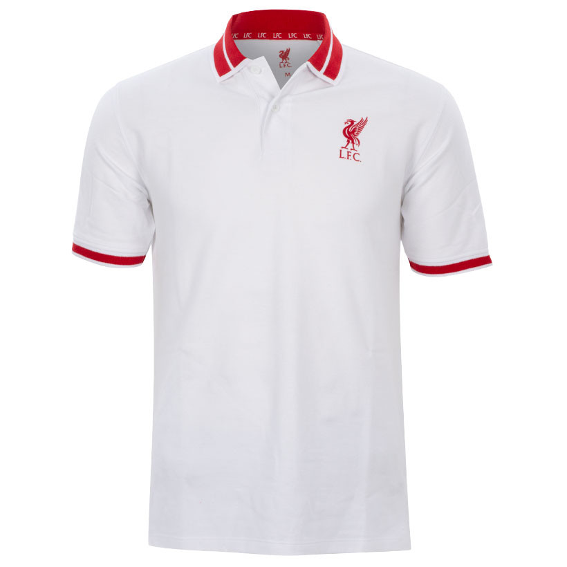 Liverpool 100% Cotton Polo White  Size  X/Large 
