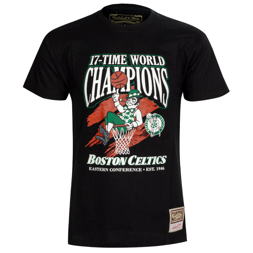 Mitchell & Ness Tie-Dyed Boston Celtics Finals T-Shirt