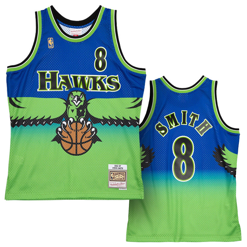  Mitchell & Ness NBA Swingman Road Jersey Hawks 96