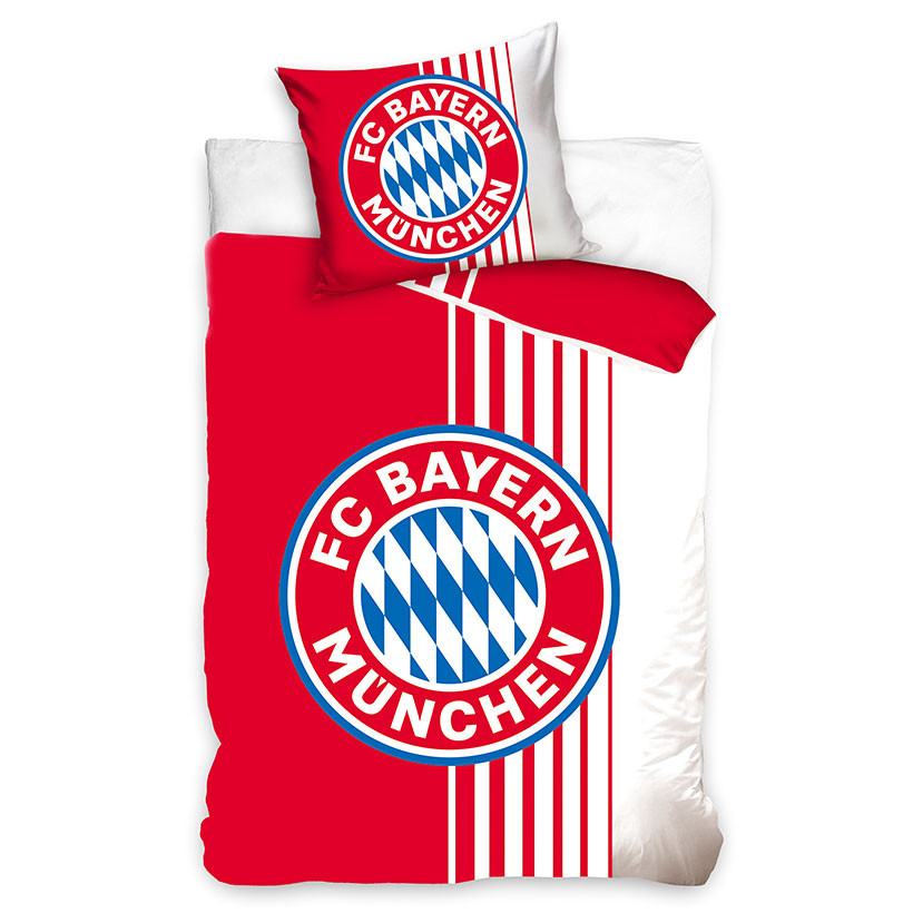 FC Bayern München Cuscino rosso/bianco 