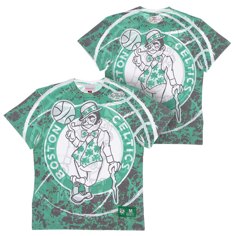 Men's Mitchell & Ness Larry Bird Camo Boston Celtics Hardwood Classics  Tiger Swingman Jersey