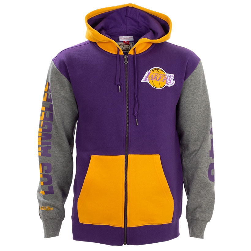Mitchell & Ness Men's Los Angeles Lakers Head Coach Hoodie Black