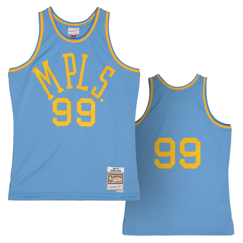SALE Los Angeles Lakers Jerry West Mitchell & Ness Blue Swingman