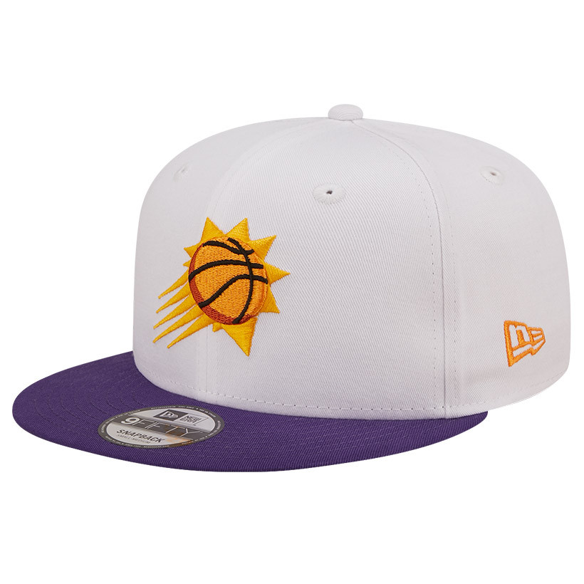 New Era Phoenix Suns Black & WHite 9Fifty Adjustable Snapback Hat