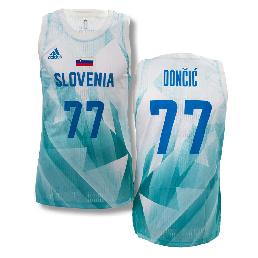 Slovenia Adidas KZS Home Olympic Dončić 77