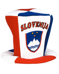 Slovenija navijaški klobuk cilinder