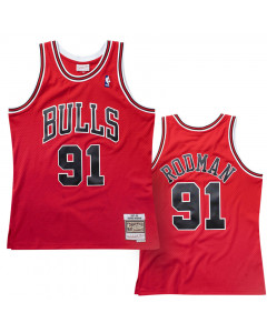 Dennis Rodman 91 Chicago Bulls 1997-98 Mitchell & Ness Swingman Trikot 