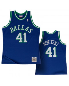 Dirk Nowitzki 41 Dallas Mavericks 1998-99 Mitchell & Ness Swingman dres 