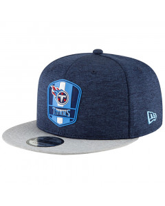 Tennessee Titans New Era 9FIFTY 2018 NFL Official Sideline Road kapa 