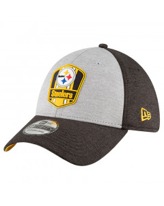 Pittsburgh Steelers New Era 39THIRTY 2018 NFL Official Sideline Road kapa 