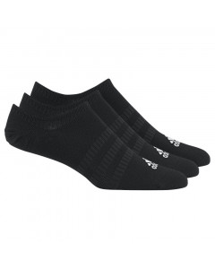Adidas No-show 3x kurze Socken schwarz