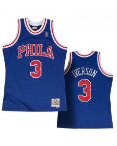 Allen Iverson 3 Philadelphia 76ers 1996-97 Mitchell & Ness Alternate Swingman dres 