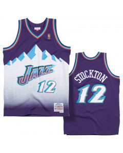 John Stockton 12 Utah Jazz 1996-97 Mitchell & Ness Swingman dres 