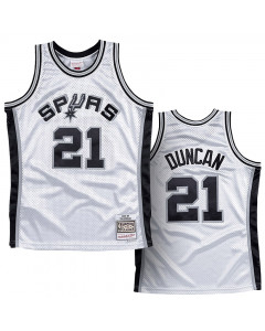 Tim Duncan 21 San Antonio Spurs 1998-99 Mitchell & Ness Swingman dres 