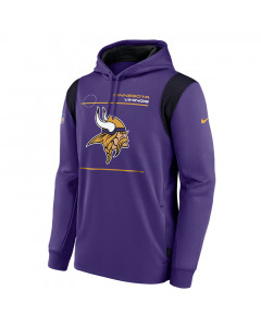 Minnesota Vikings Nike Therma pulover s kapuco