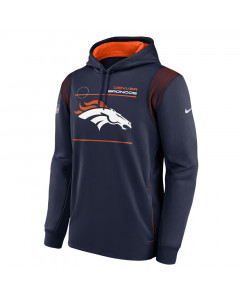 Denver Broncos Nike Therma pulover s kapuco