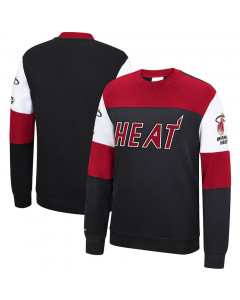 Miami Heat Mitchell & Ness Perfect Season Crew Fleece pulover