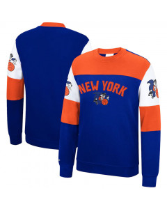 New York Knicks Mitchell & Ness Perfect Season Crew Fleece pulover