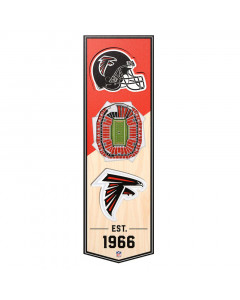 Atlanta Falcons 3D Stadium Banner slika
