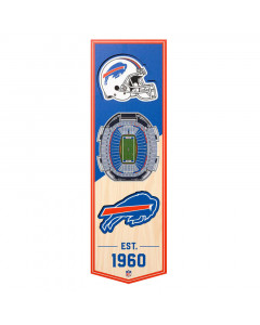 Buffalo Bills 3D Stadium Banner slika