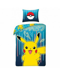 Pokemon Pikachu obojestranska posteljnina 140x200