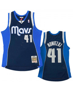 Dirk Nowitzki 41 Dallas Mavericks 2011-12  Mitchell & Ness Swingman dres