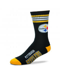 Pittsburgh Steelers For Bare Feet Graphic 4-Stripe Deuce nogavice