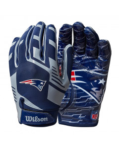 New England Patriots Wilson Stretch Fit Receivers Youth otroške rokavice