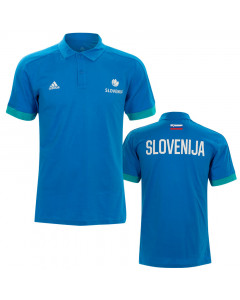 Slovenija KZS Adidas polo majica modra