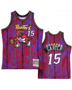 Vince Carter 15 Toronto Raptors 1998-99 Mitchell and Ness Asian Heritage CNY 4.0 Swingman dres