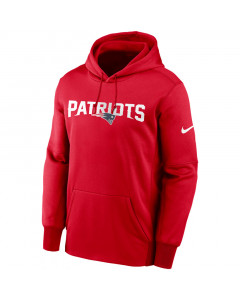 New England Patriots Nike Wordmark Therma pulover s kapuco