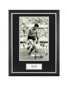 Dino Zoff Signed Photo Framed 16"x12" Italy Autograph Memorabilia Display COA