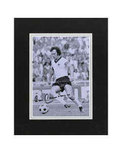 Franz Beckenbauer Signed 10"x8" Photo Display Germany Autograph Memorabilia COA