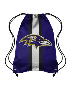 Baltimore Ravens Team Stripe Drawstring športna vreča
