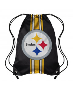 Pittsburgh Steelers Team Stripe Drawstring športna vreča