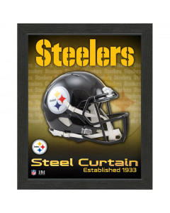Pittsburgh Steelers Team Helmet Frame fotografija v okvirju